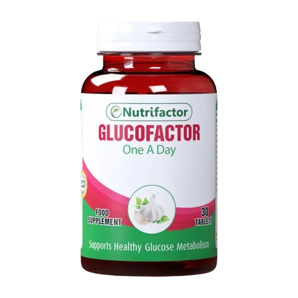 Glucofactor (ekstrakt hudhre ul nivelet e sheqerit ne gjake) 30 tablets
