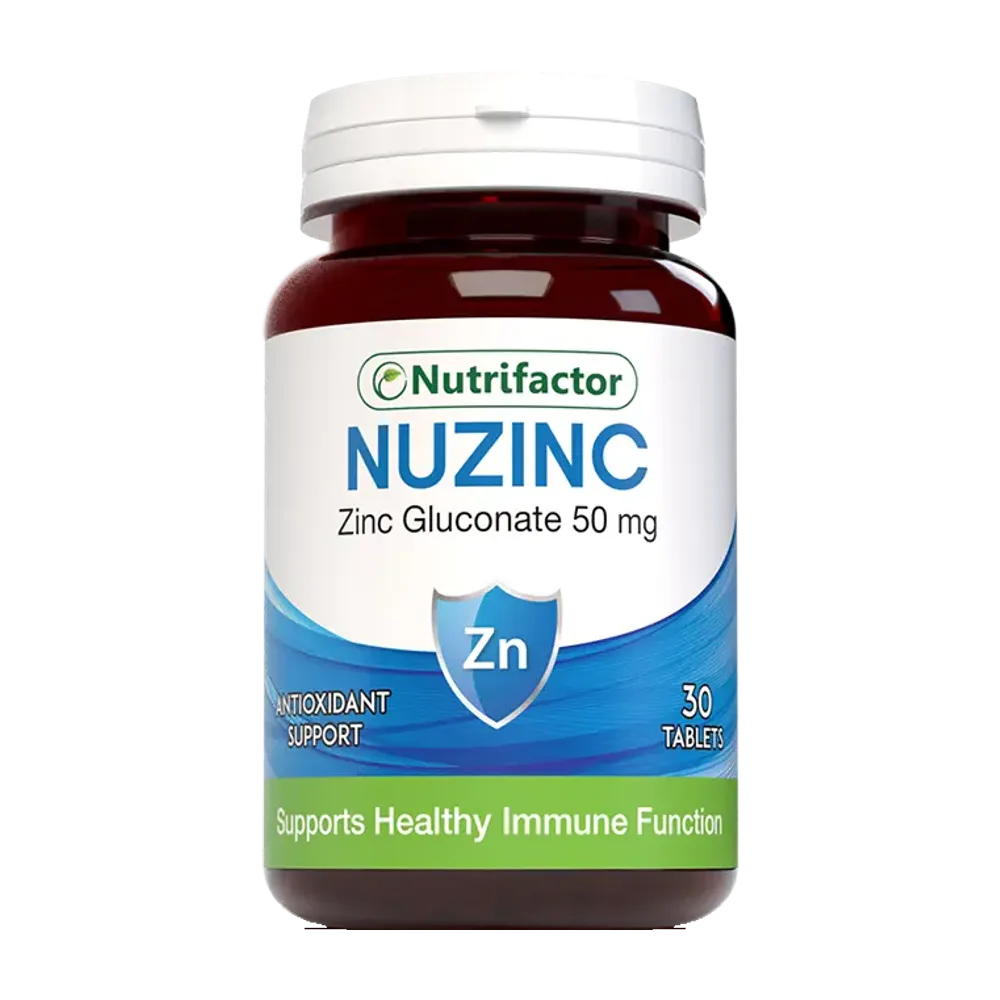 Nuzinc Zinc Gluconate 50 mg 30 tablets