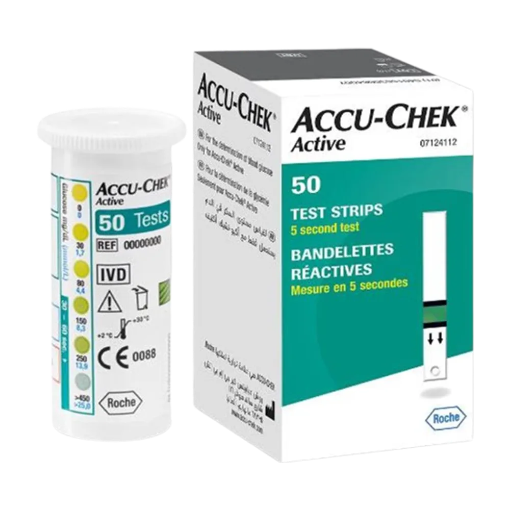 TEST ACCU-CHECK ACTIVE A50 – për matjen e nivelit të glukozës në gjak