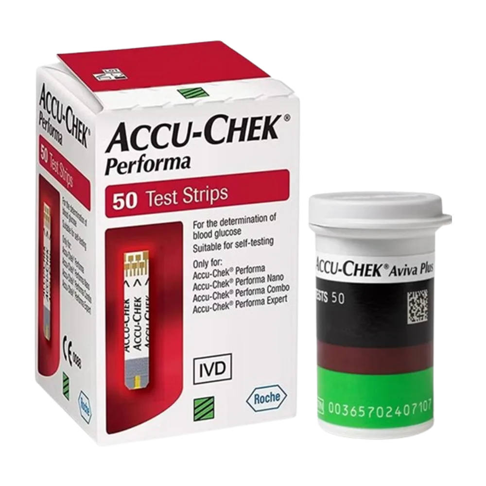 TEST ACCU-CHECK PERFORMA A50 – për matjen e nivelit të glukozës në gjak