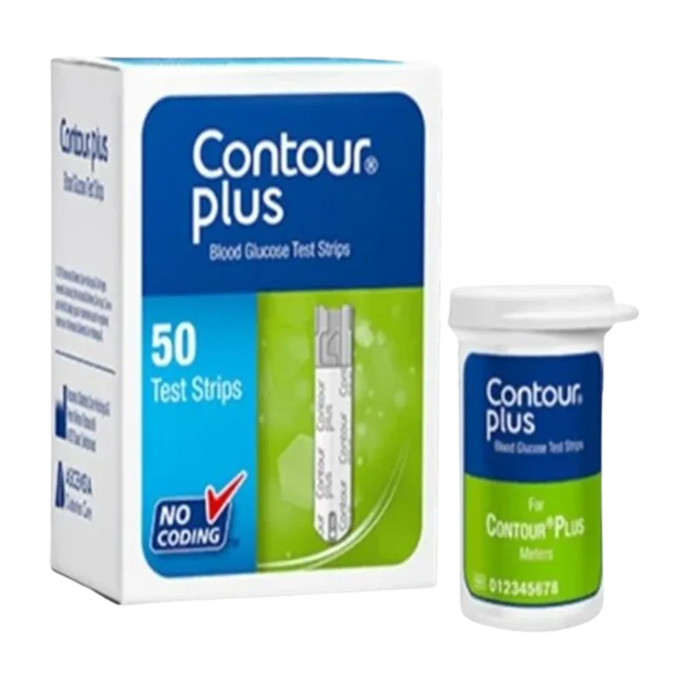 CONTOUR PLUS TEST A50 – për matjen e nivelit të glukozës në gjak