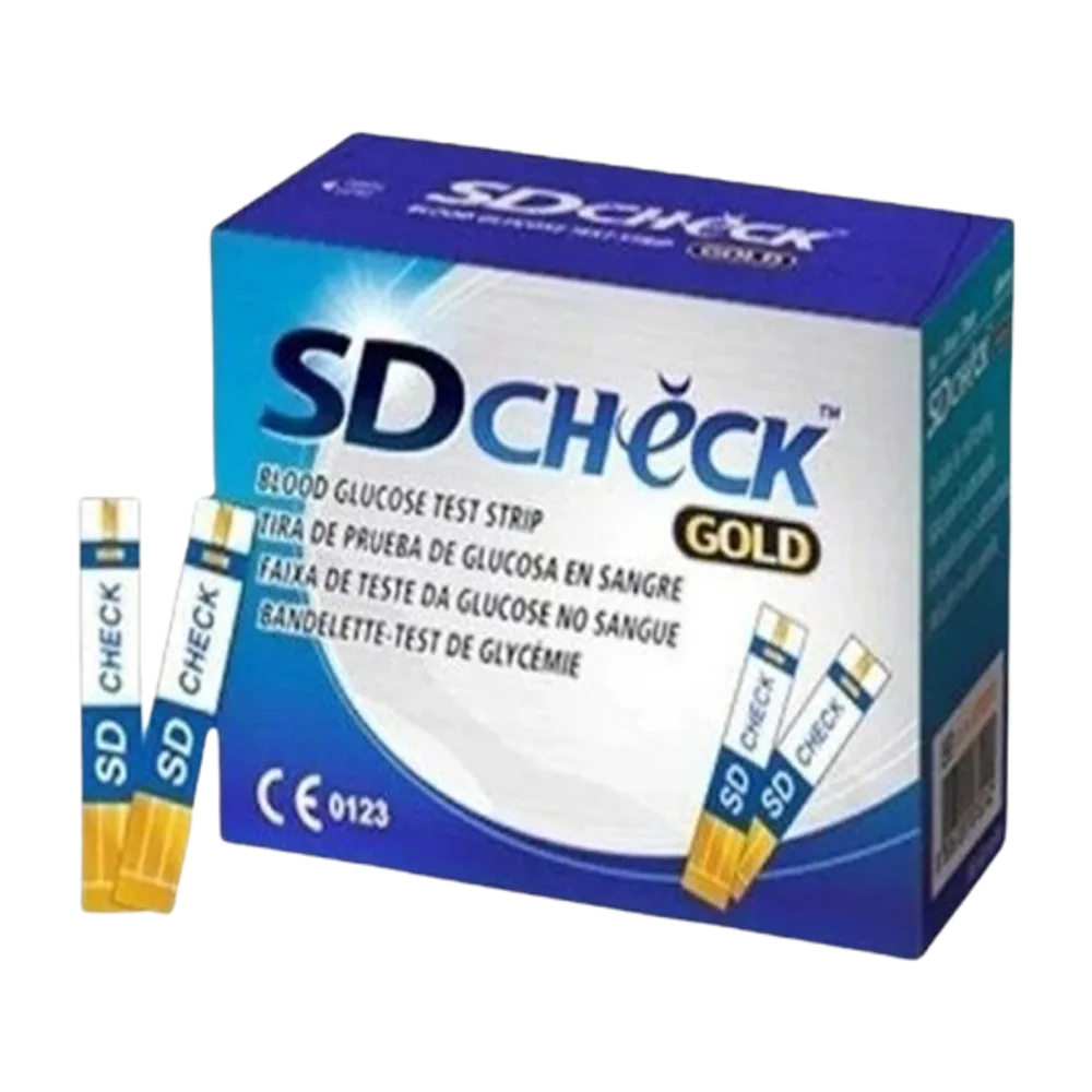 SD CHECK GOLD TEST A50 – për matjen e nivelit të glukozës në gjak