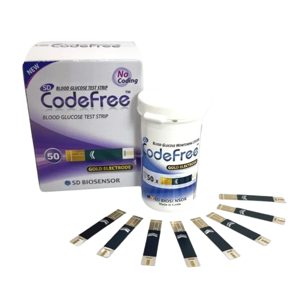 SD CODEFREE GOLD TEST A50 – për matjen e nivelit të glukozës në gjak