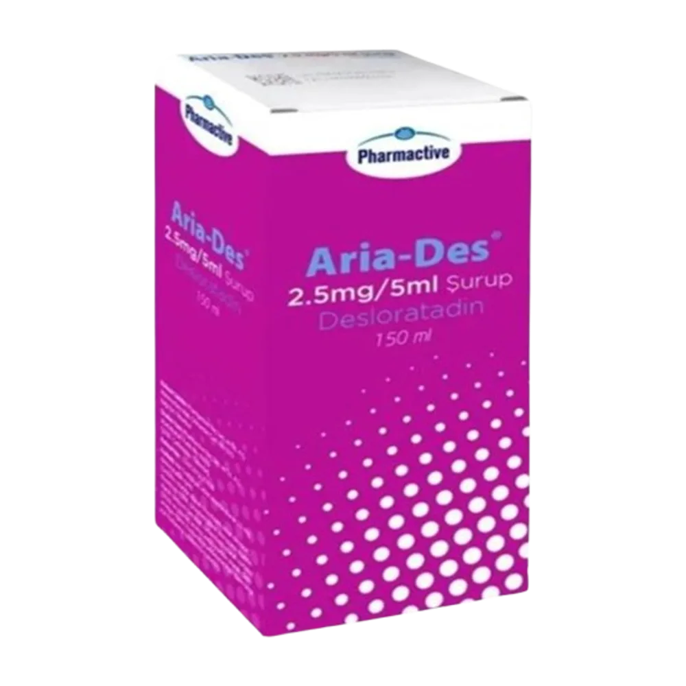 Aria-des 2.5 mg /5 ml syrup 150 ml
