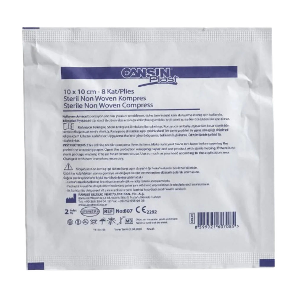 Gaza Sterile Kompres 10X10 8 PLIES 1pcs