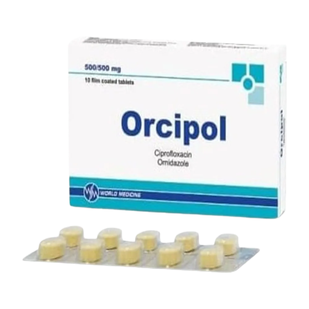 Orcipol 500/500 mg X 10tablets