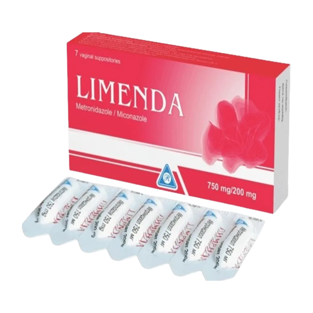 Limenda 750 mg/200 mg X 7vag supp