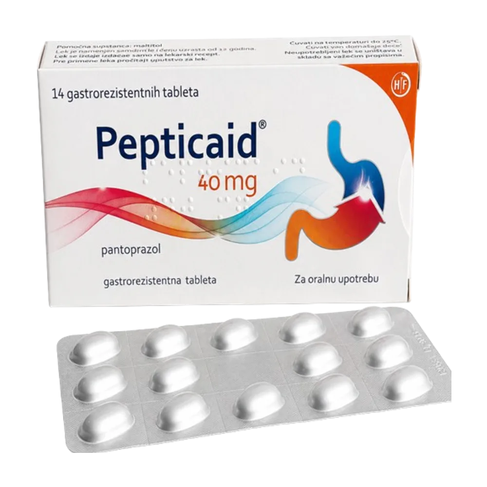 Pepticaid pantoprazol 40 mg x 14 tab