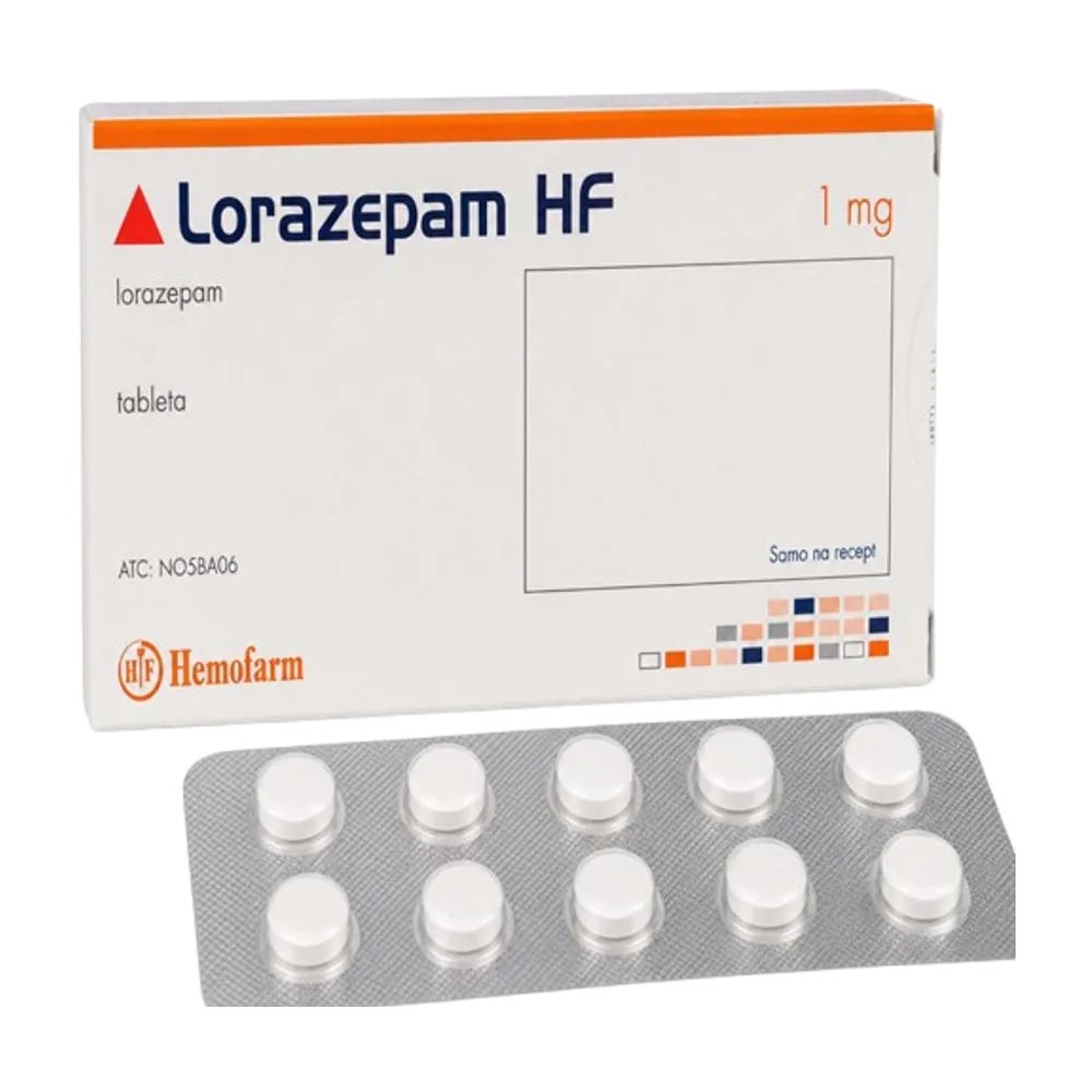Lorazepam HF 1 mg x 30 tablets