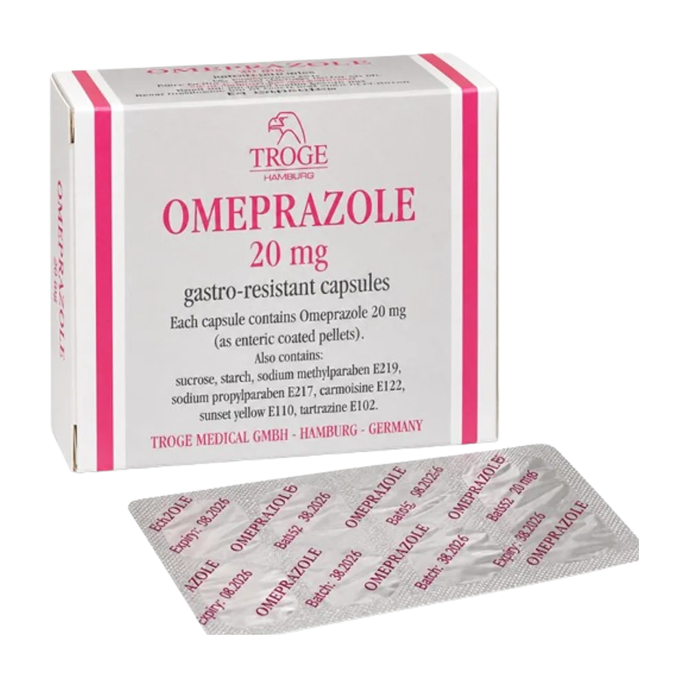 Omeprazole 20 mg X 14 caps