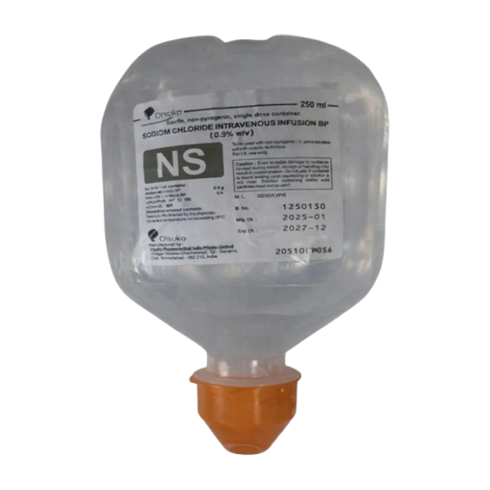 Sodium Chloride Intravenous BP 0.9% 250 ml A28