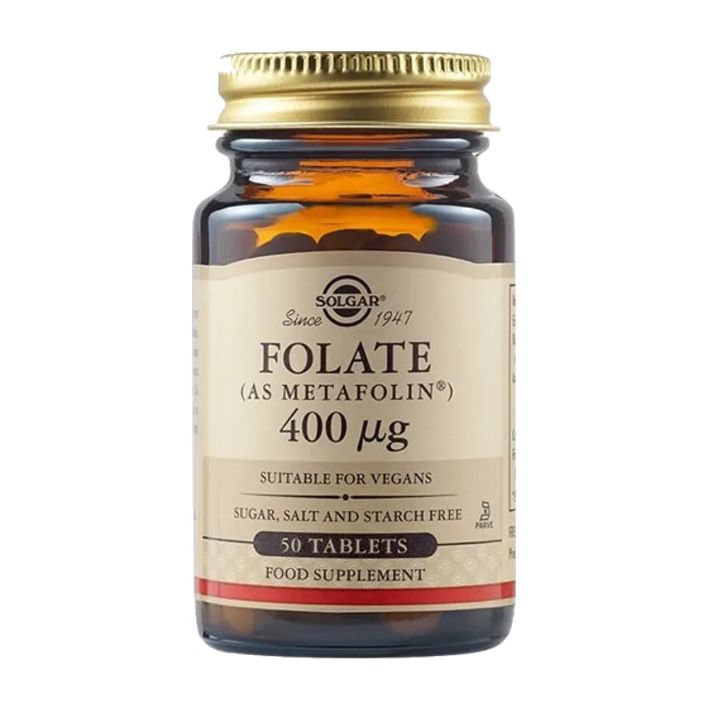 Folate 400 mcg 50 tablets