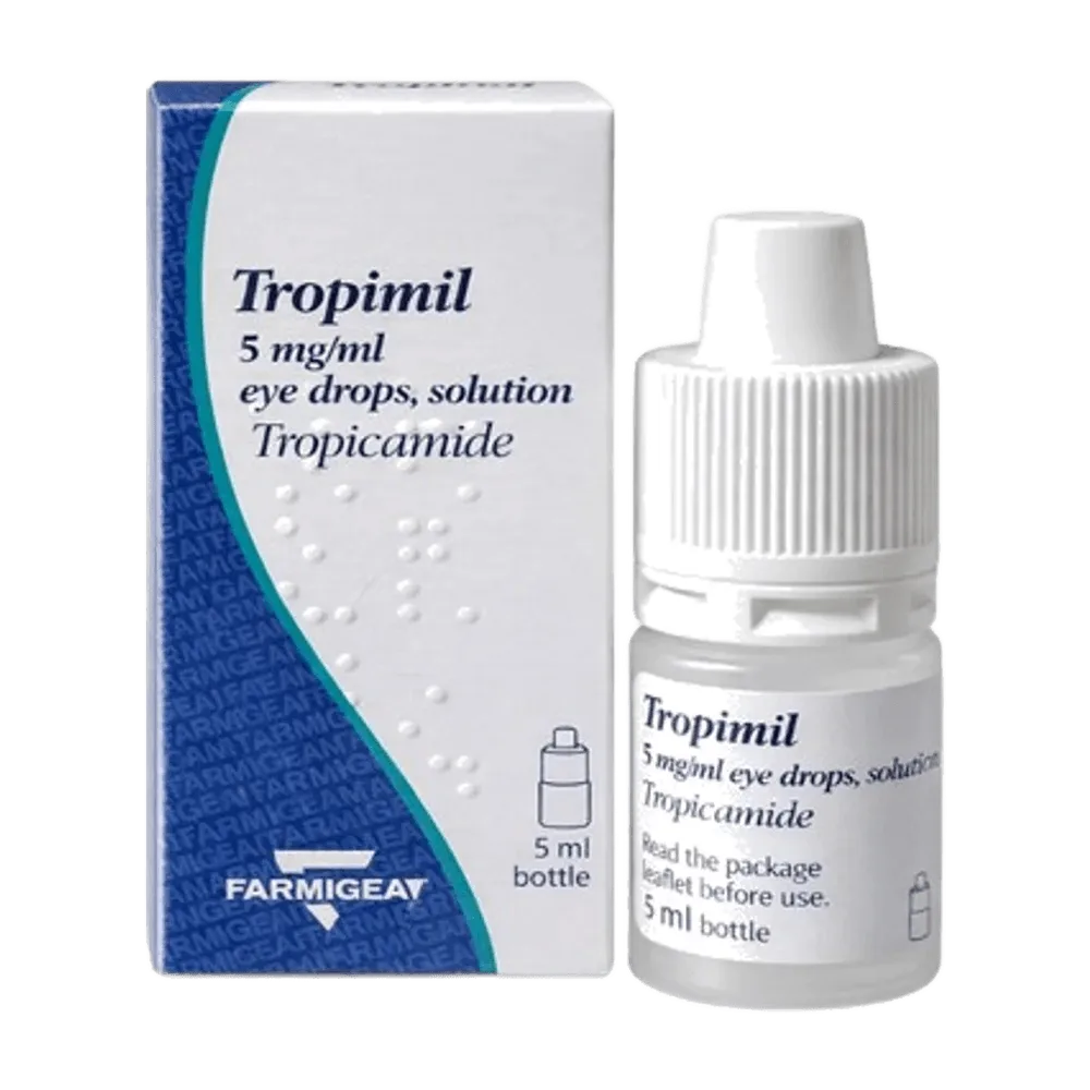 Tropimil 5 mg/ml tropicamide 5 ml