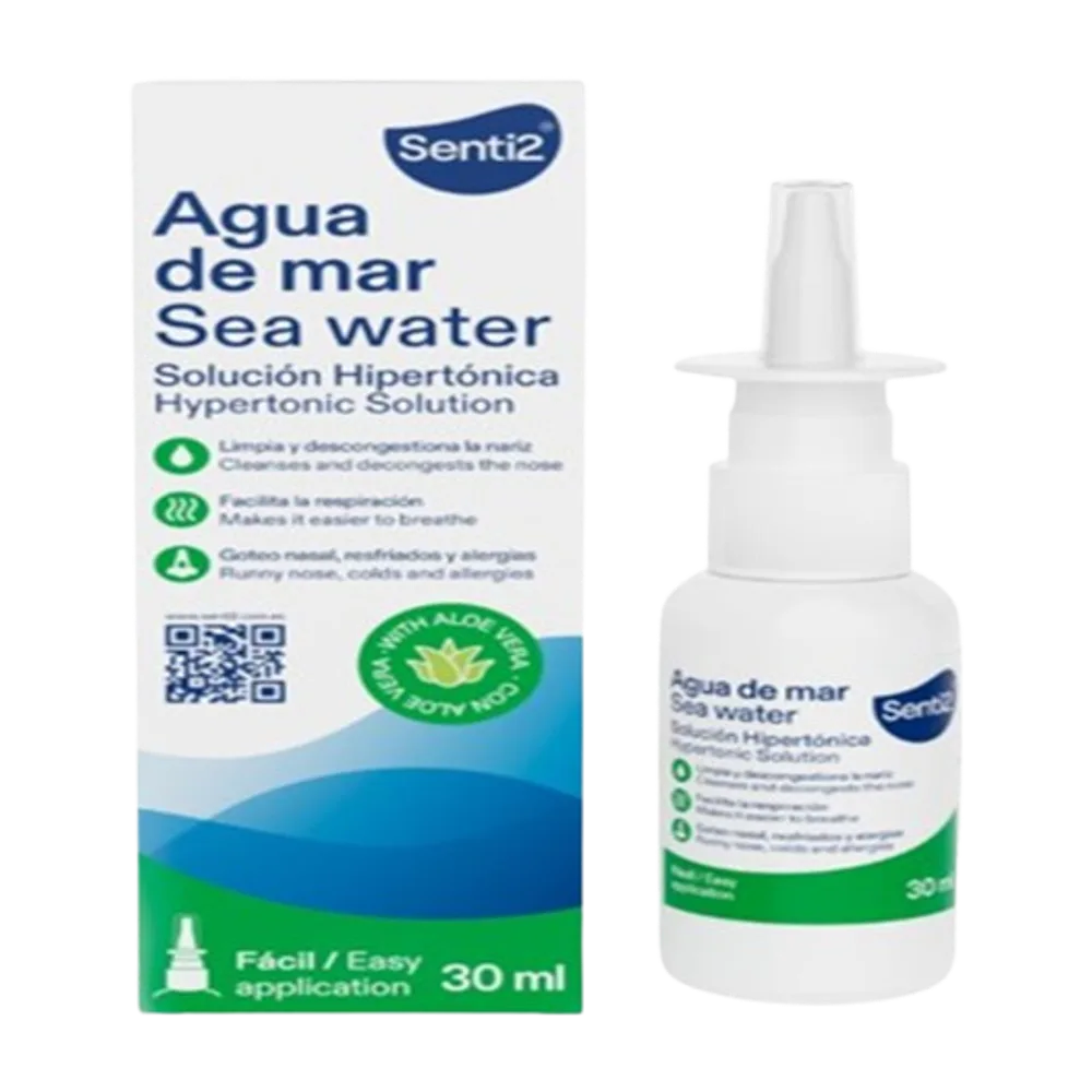 SEA WATER HYPERTONIC NASAL SPRAY WITH ALOE VERA 30 ml ( SENTI 2 )