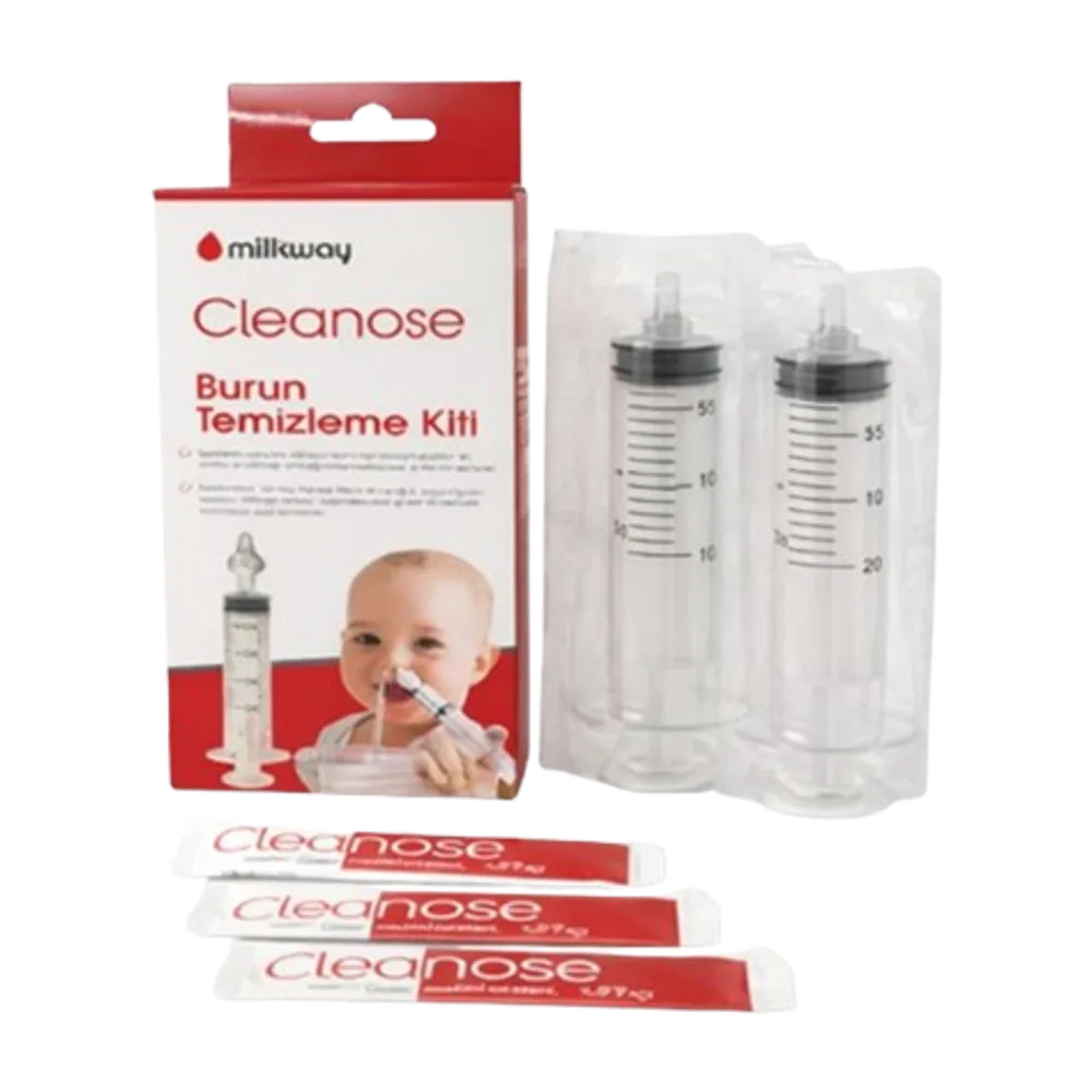 Cleanose-Nose Kids Cleaning Kit 2 Syrings +10 Saline ( MILKWAY )