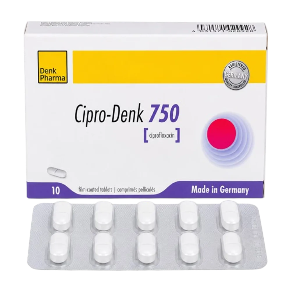 Cipro denk 750 mg 10tableta