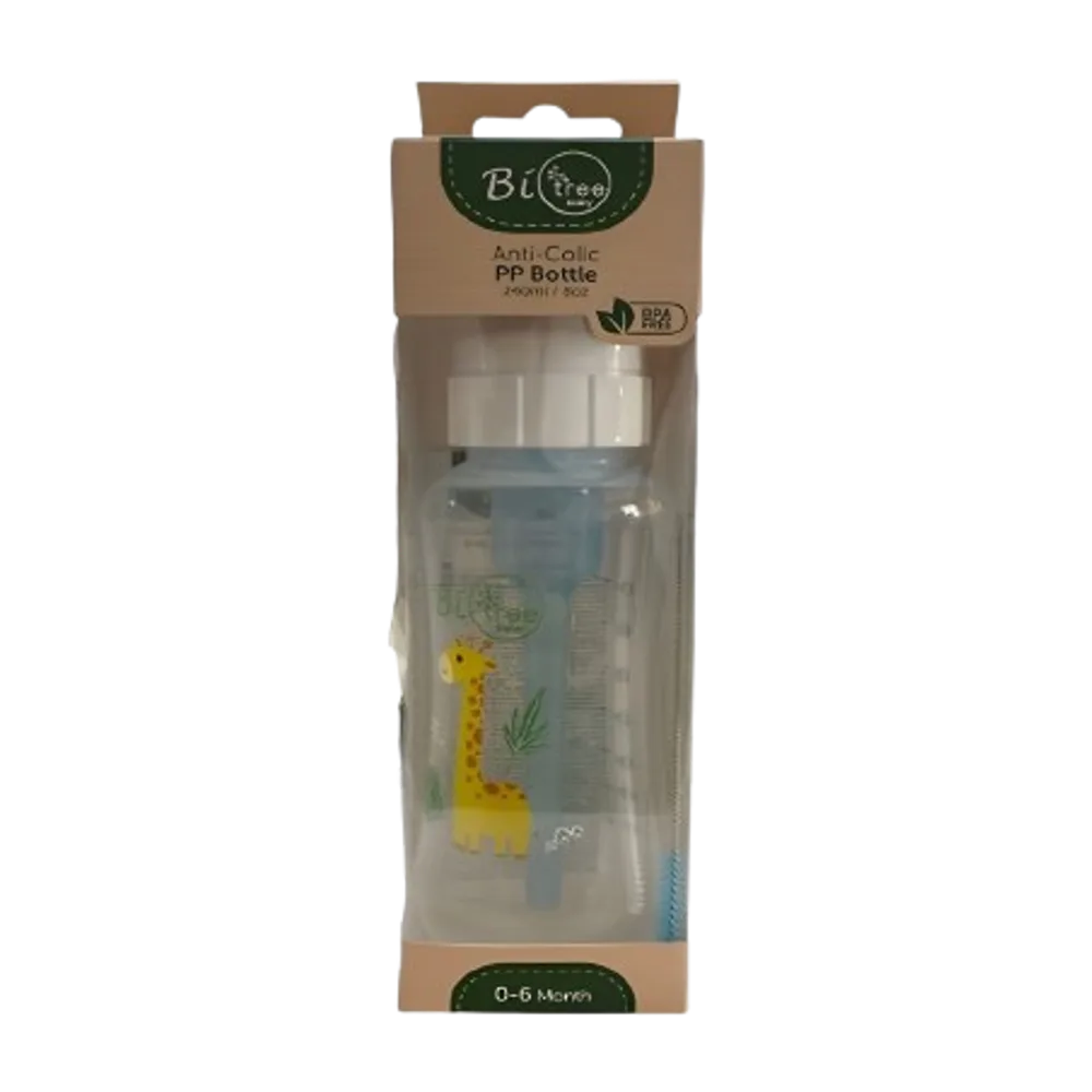Anti-Colic PP Bottle 240 ml 0-6 Month (Bio Tree)