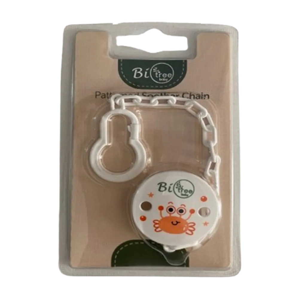 Patterned Soother Chain (Bio Tree)