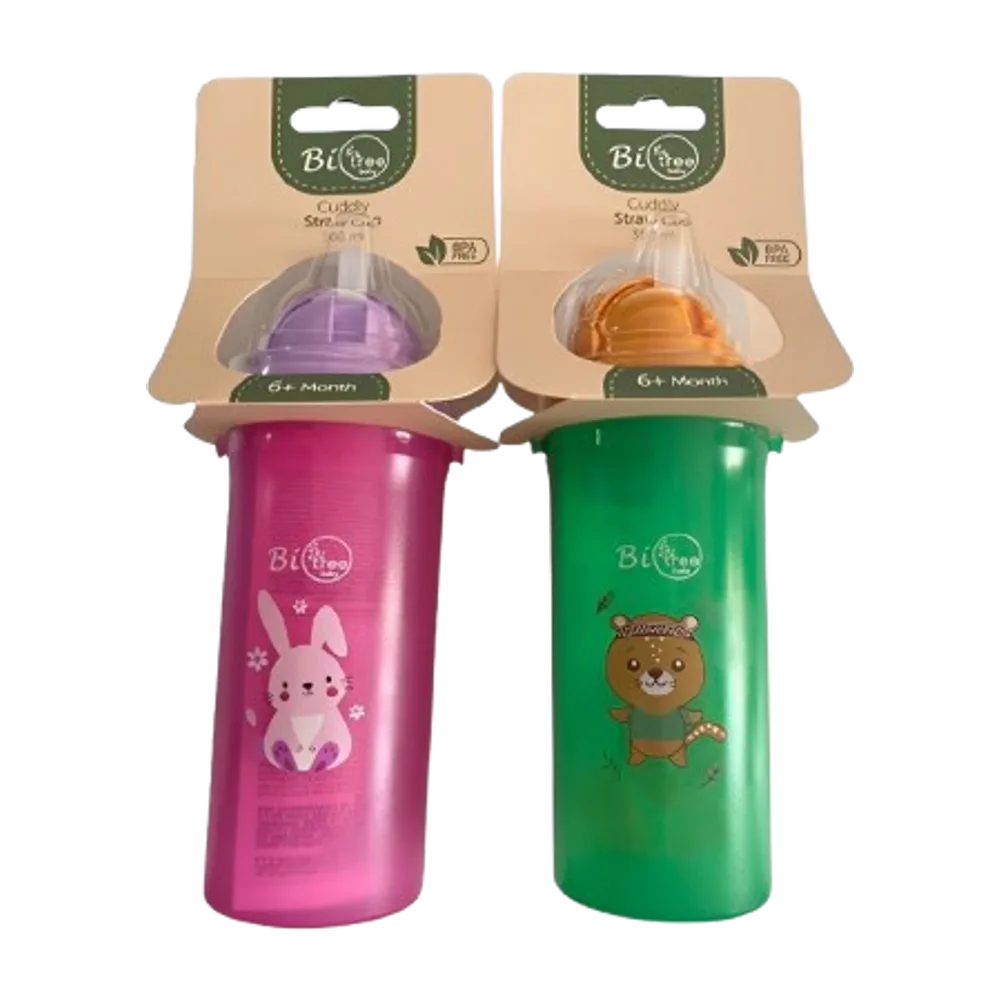 Cuddly Straw Cup 300 ml 6+ Month (Bio Tree)