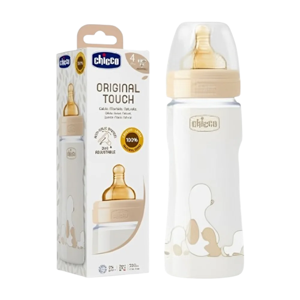 Chicco Shishe Plastike Krem 330 ml 4M+