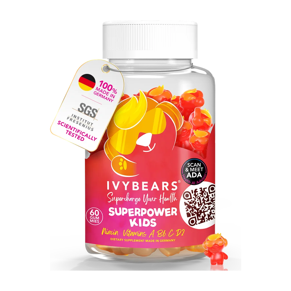Ivy Bear SuperPower Kids 60gummies