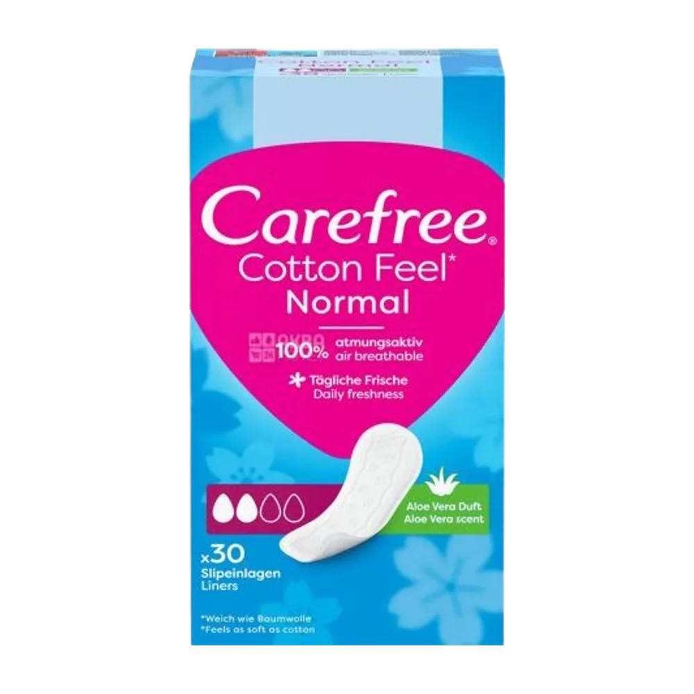 Carefree Cotton Feel Normal Aloe A30