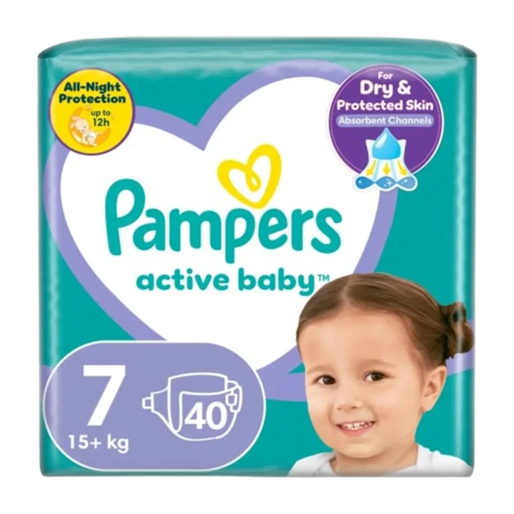 Pampers Maxi Pack Nr (7) 15+kg A40