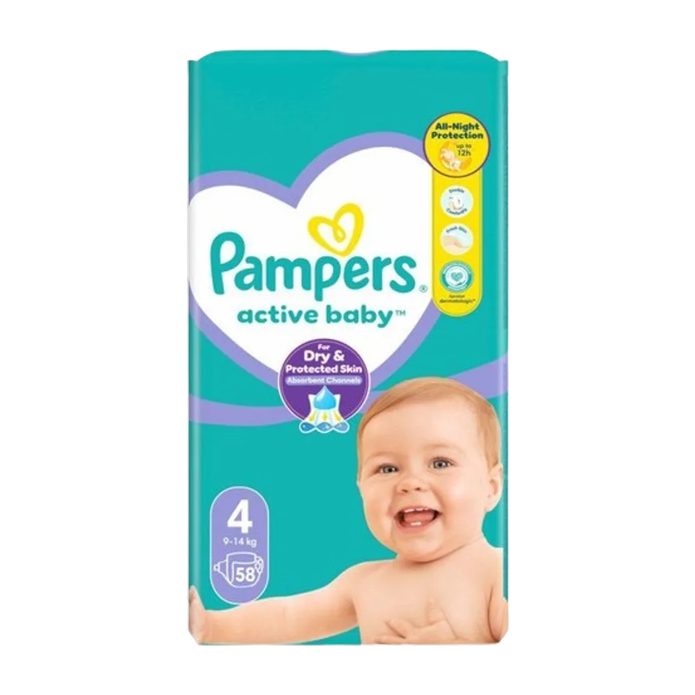 Pampers Maxi Pack Nr (4) 9-14 kg A58