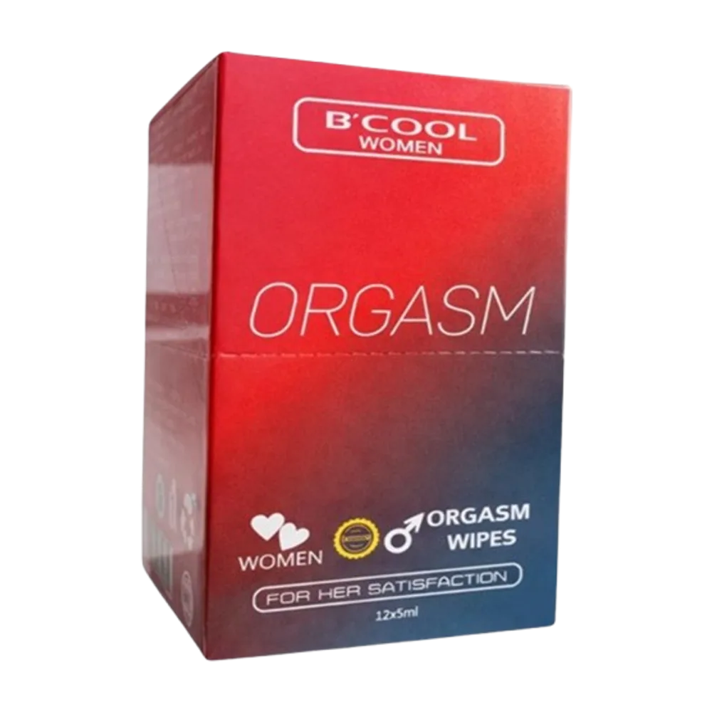 Orgasm gel-wipes 12X5ml