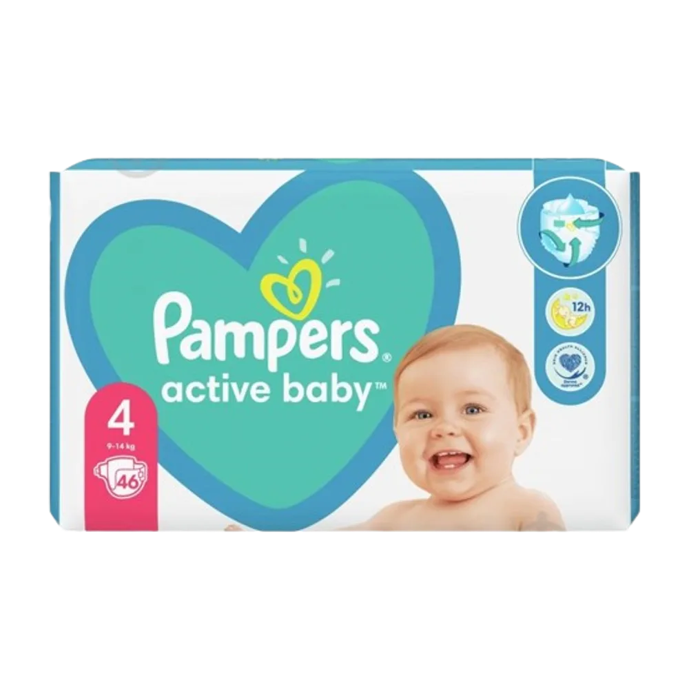 Pampers Active Baby (4) 9-14 kg A46