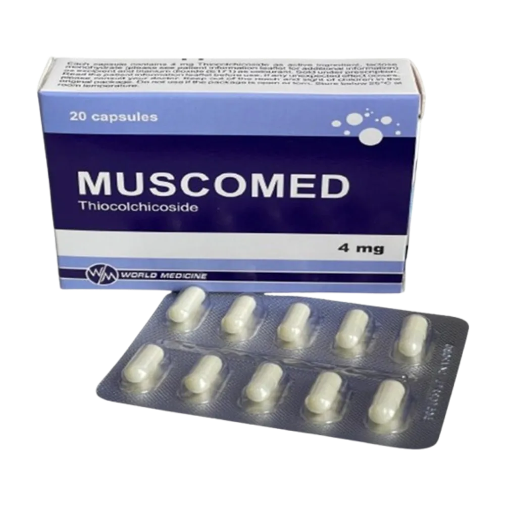 Muscomed 4 mg X 20caps
