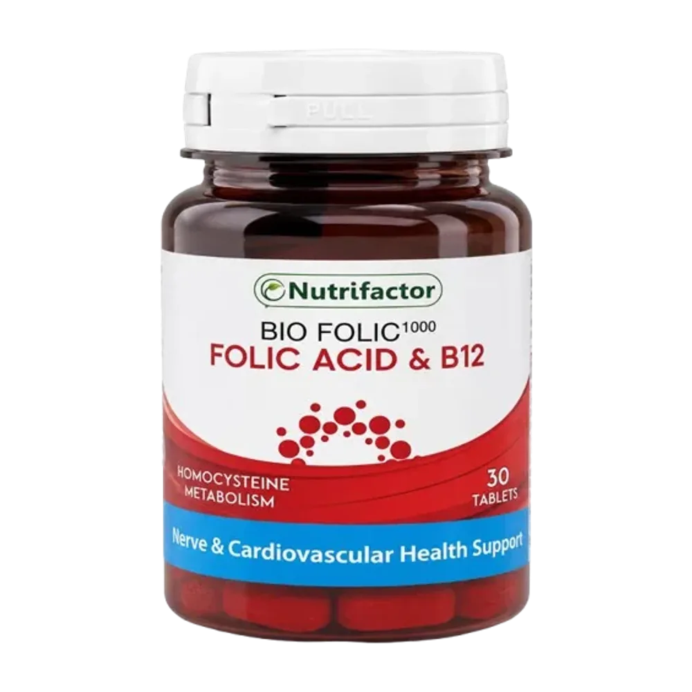 Biofolic 1000 folic acid & B12 30tablets