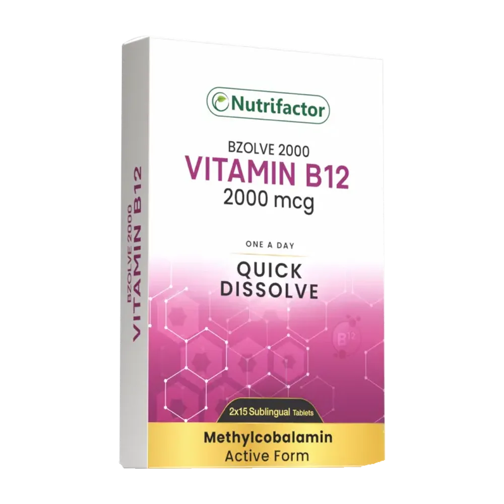 Bzolve 2000 vitamin b12 2000 mcg 30tablets