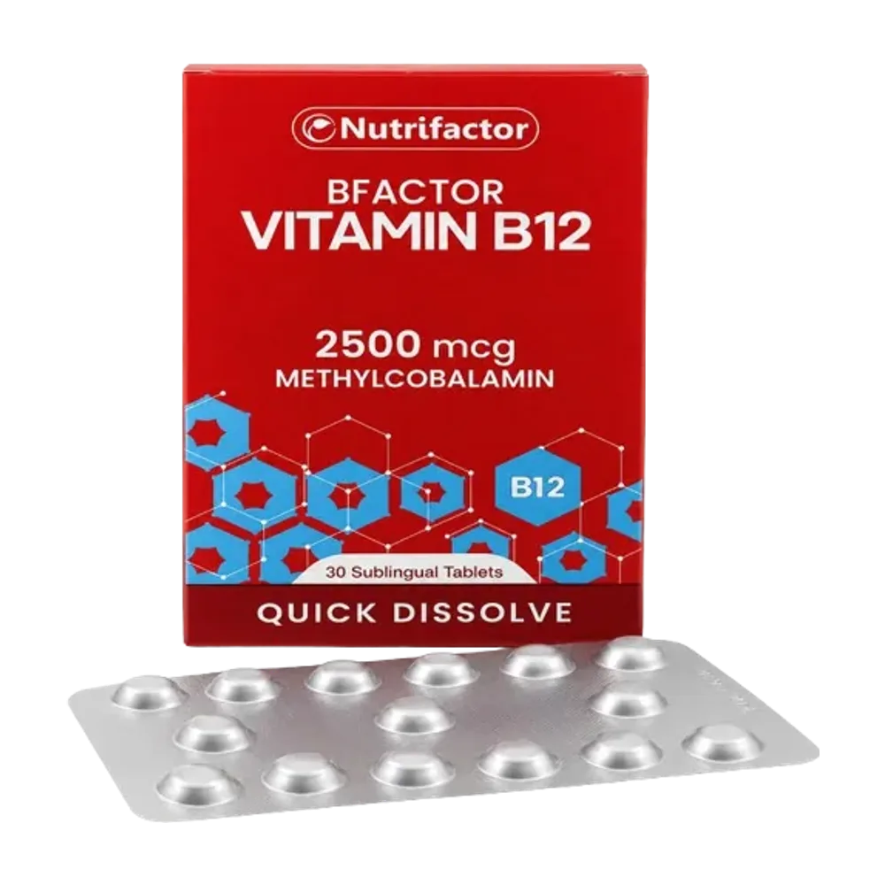 Bfactor vitamin b12 2500 mcg 30tablets