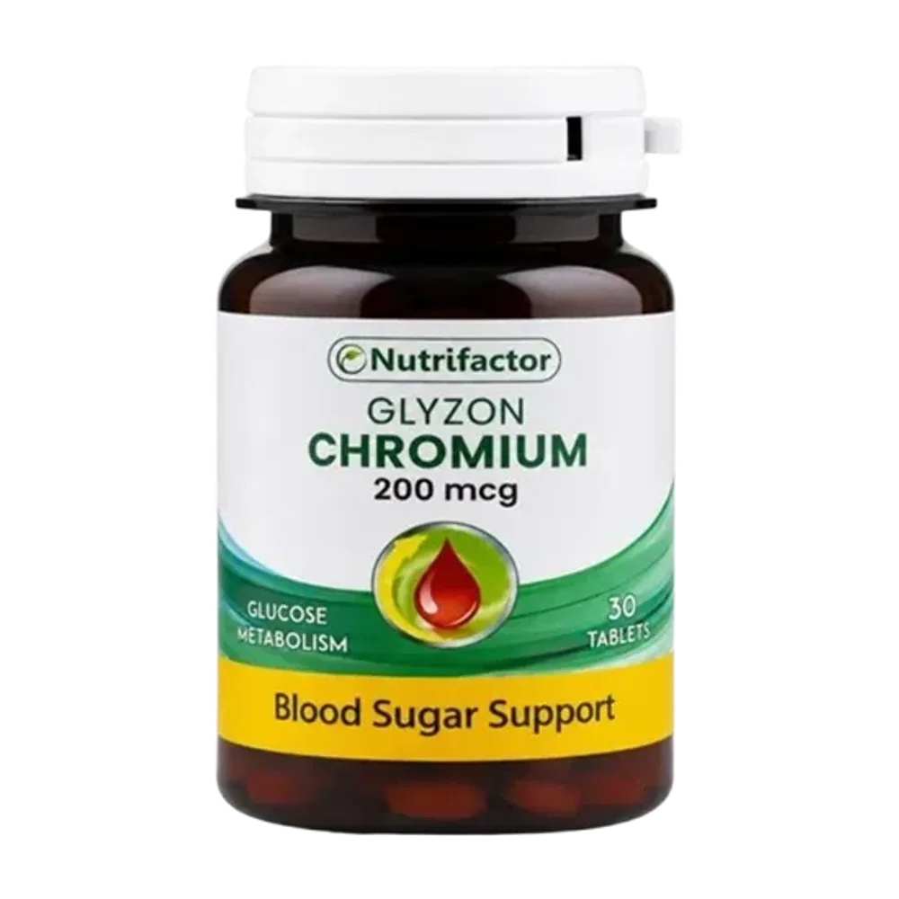 Glyzon chromium 200 mcg 30tablets
