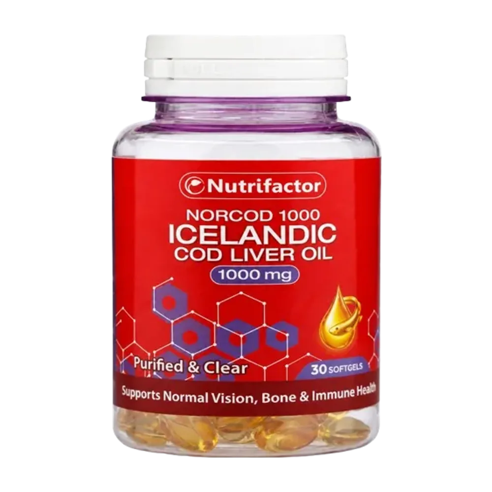 Norcod 1000 icelandic cod liver 1000 mg 30softgels