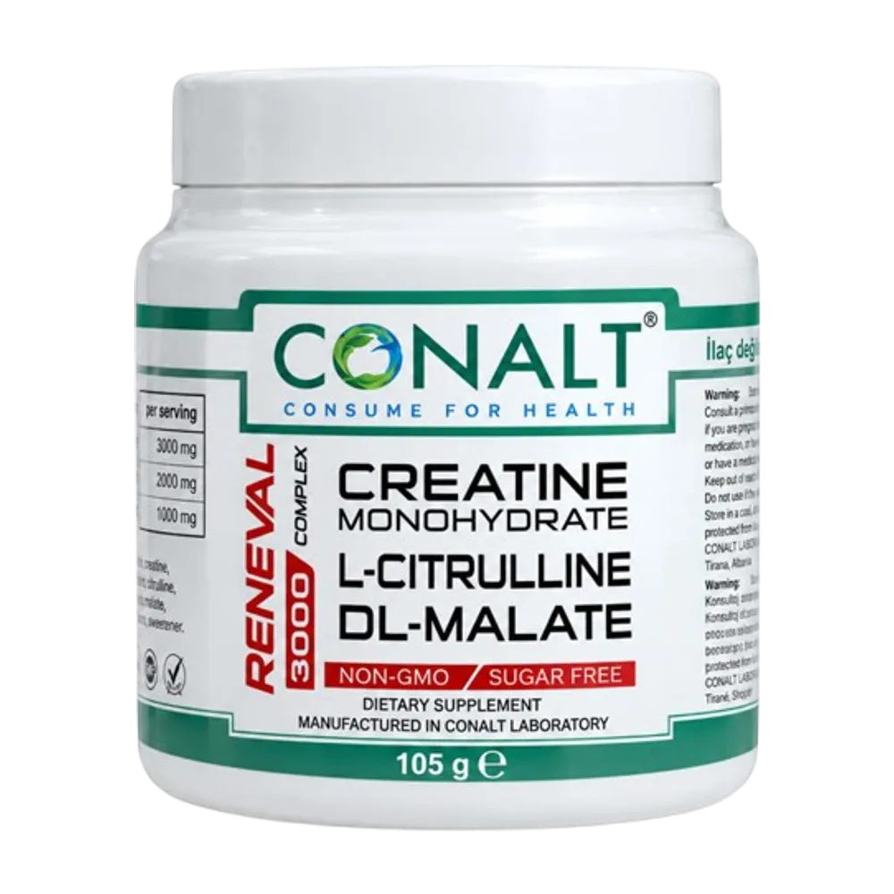 Creatine monohydrate l-citrulline dl-malate 3000 mg/105 g