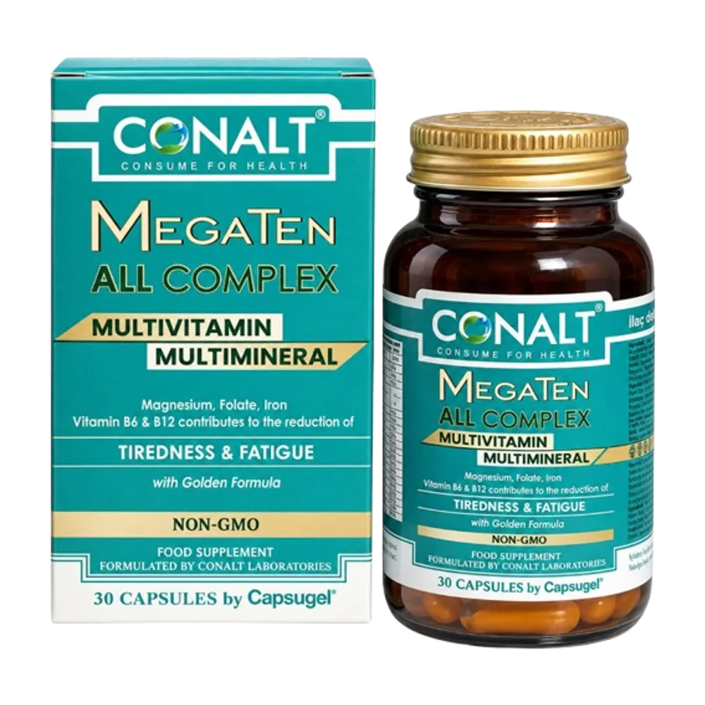 Megaten all complex multivitamin +multimineral 30capsules