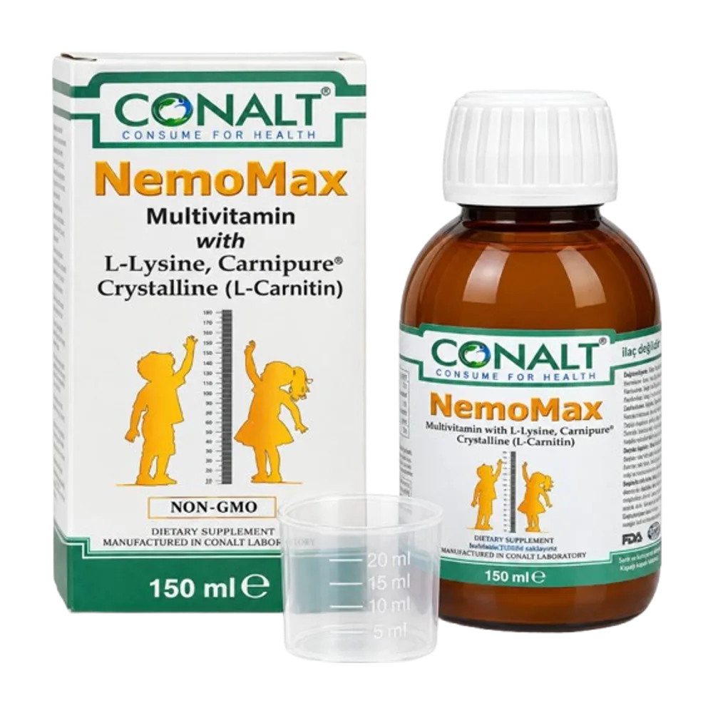 Nemomax multivitamin l-lysine carnipure l-carnitin 150 ml