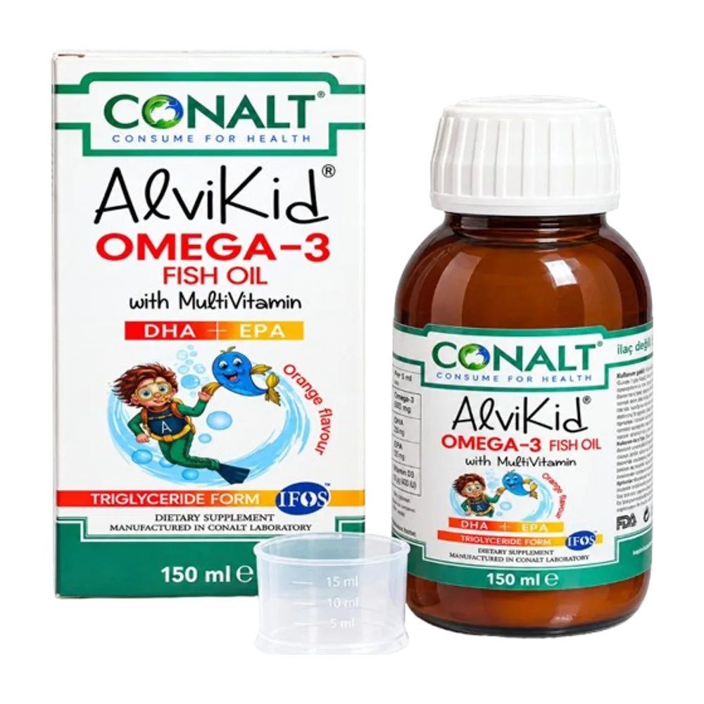 Alvikid omega-3 fish oil multivitamin 150 ml