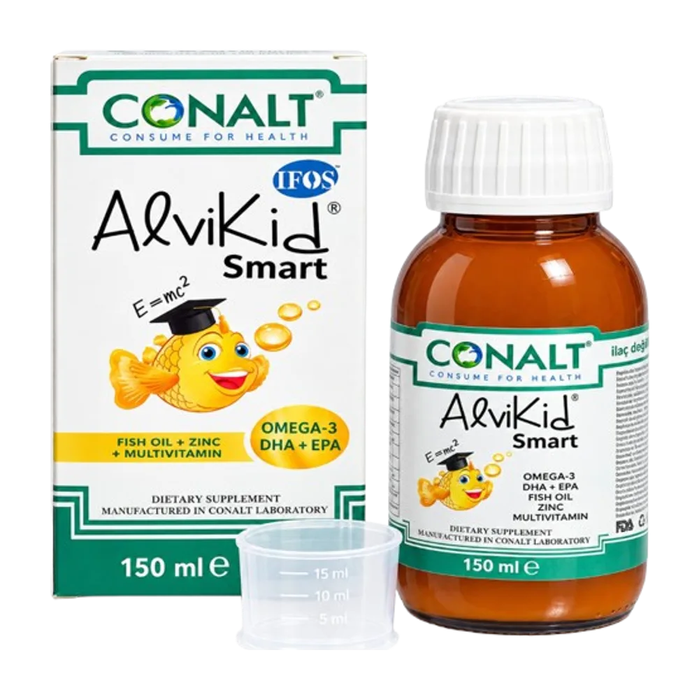 Alvikid smart fish oil zinc multivitamin 150 ml