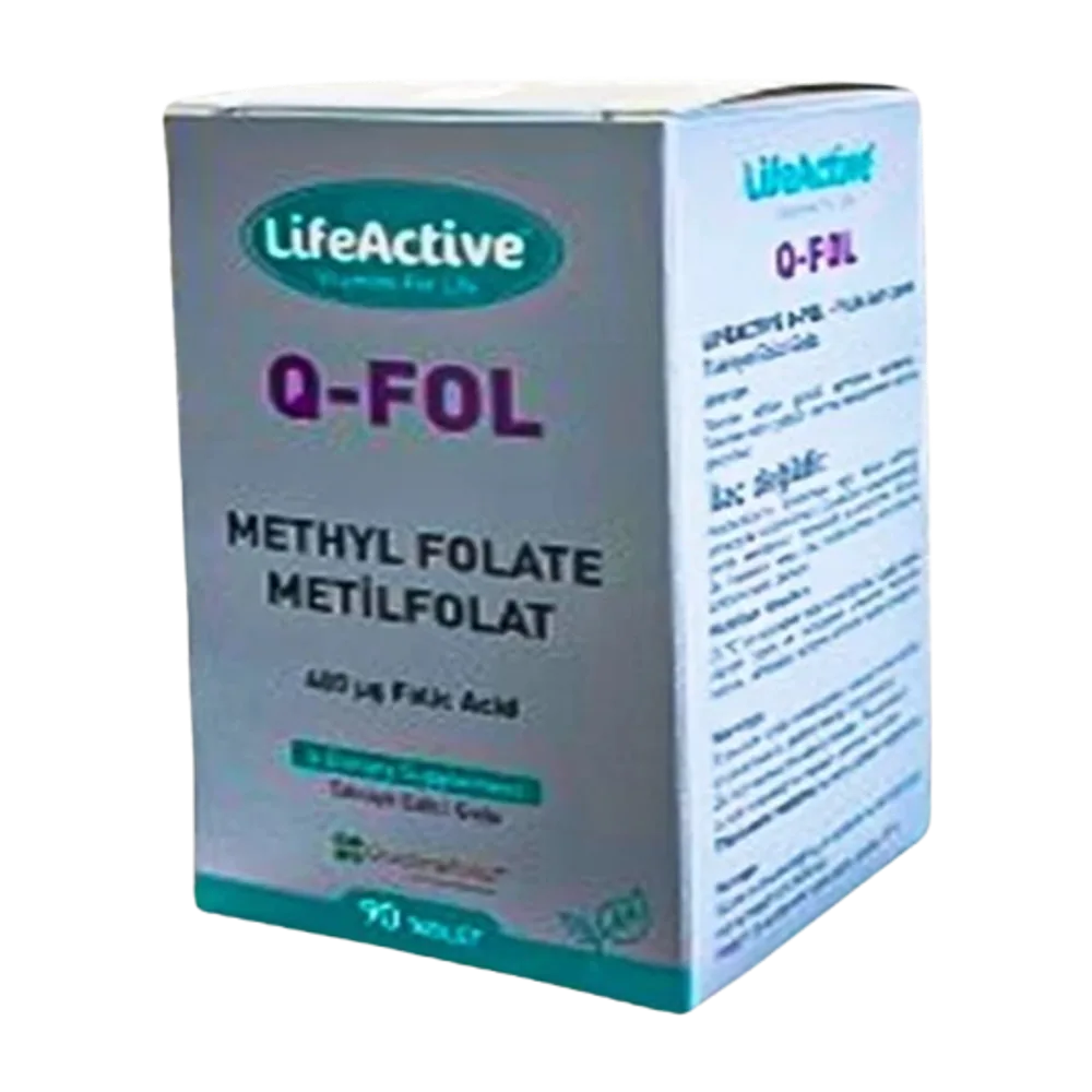 Q-fol methyl folate 400 mg 90 tableta