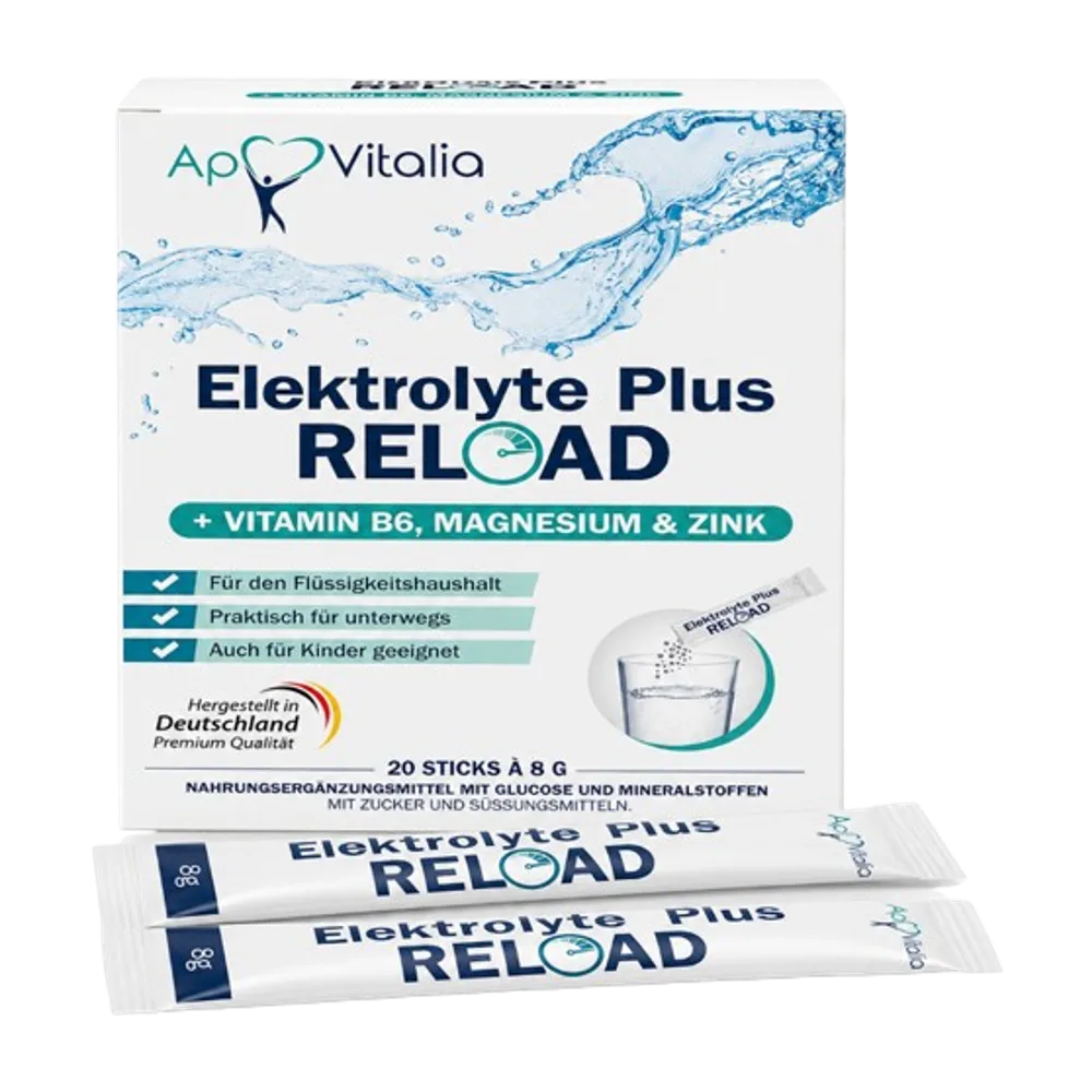 Elektrolyte plus reload B6+Mg+Zink 20stick X 8 g