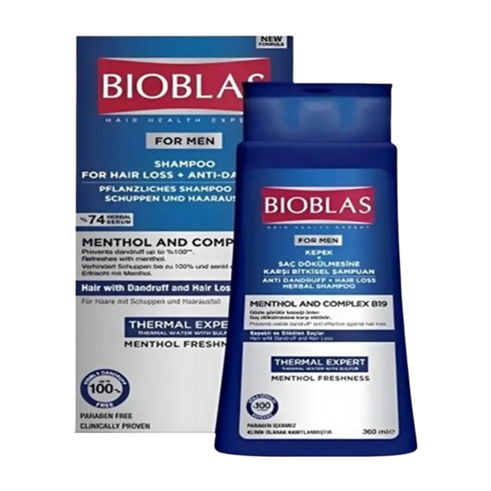 Bioblas for Men menthol & complex B19 360 ml