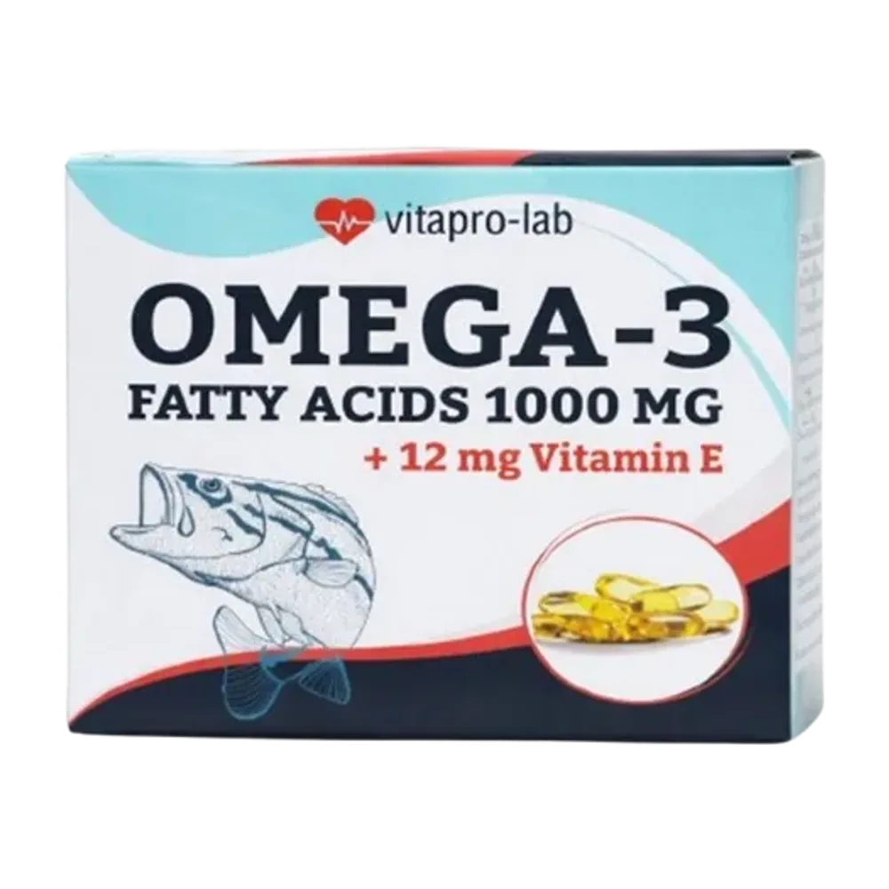 Omega-3 1000 mg +12 mg vitamin E A100
