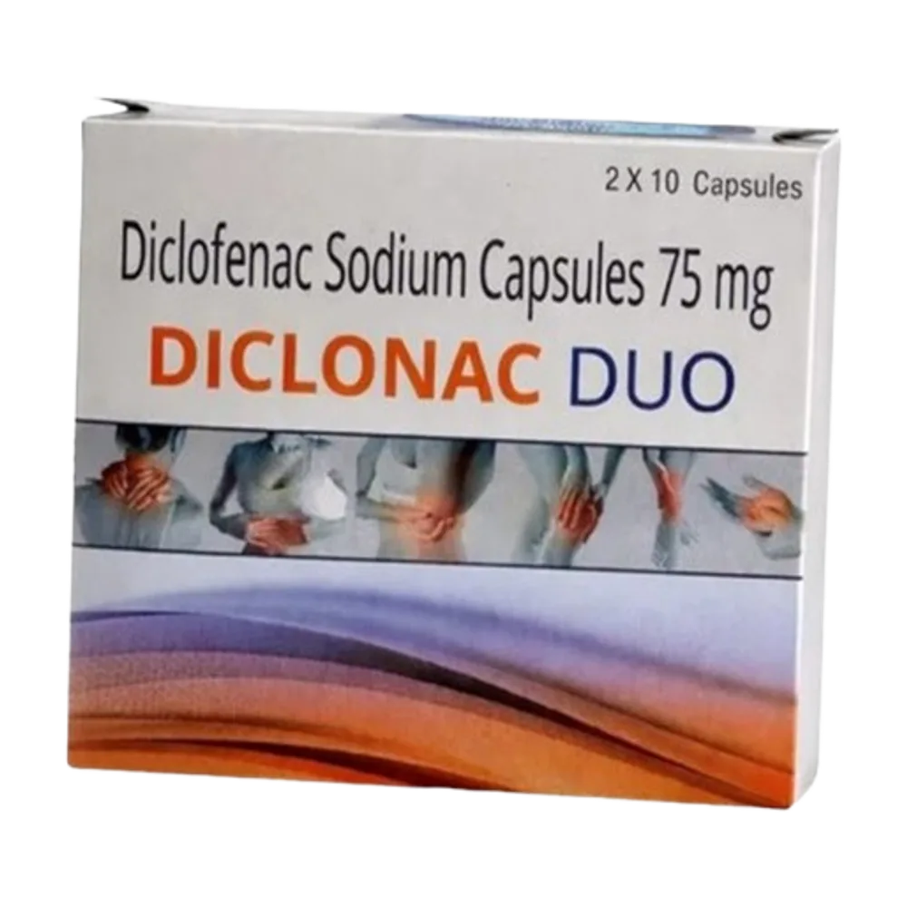 Diclonac duo 75 mg 2X10 capsules