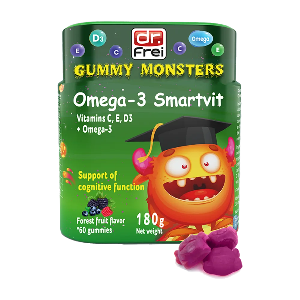 Gummy monsters omega – 3 smartvit A60