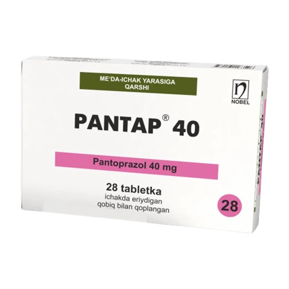 Pantap 40 mg X 14tab ( Nobel )