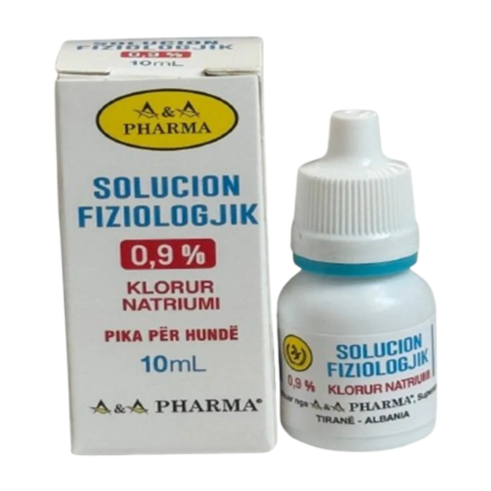 Solucion fiziologjik 0.9% pika për hundë 10 ml