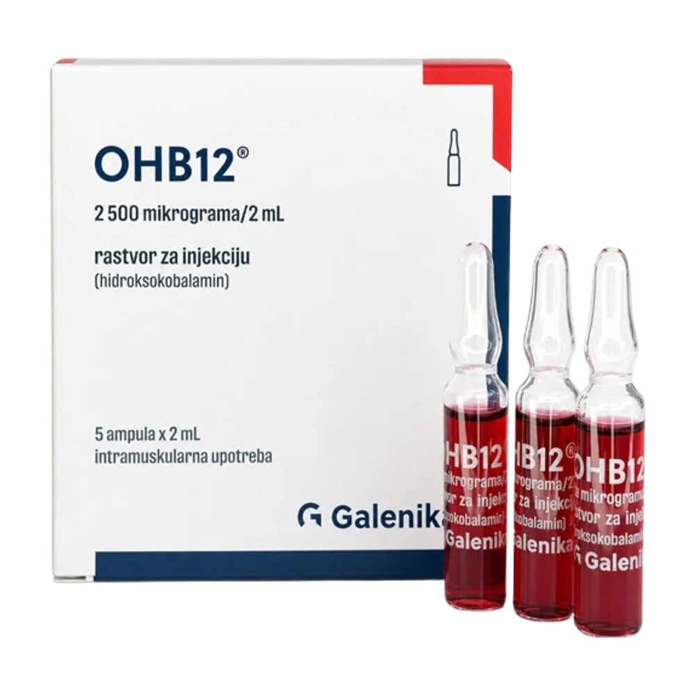 OHB12 2500 mcg/2 ml – 5 ampX2ml